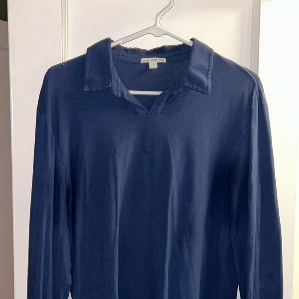 James Perse casual long sleeve collared shirt